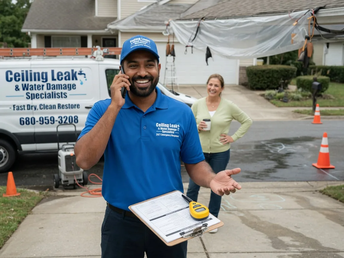 Ceiling Leak Cleanup Parachute, CO FAQs